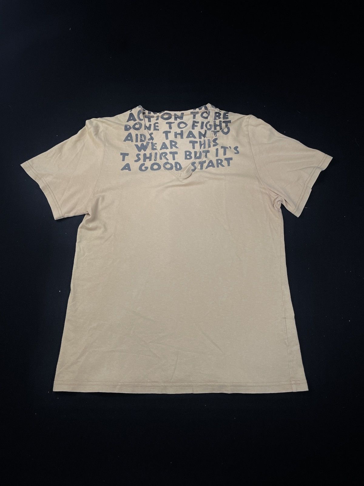 Maison Margiela Maison Margiela Aids Tee Size US M / EU 48-50 / 2 - 2 Thumbnail