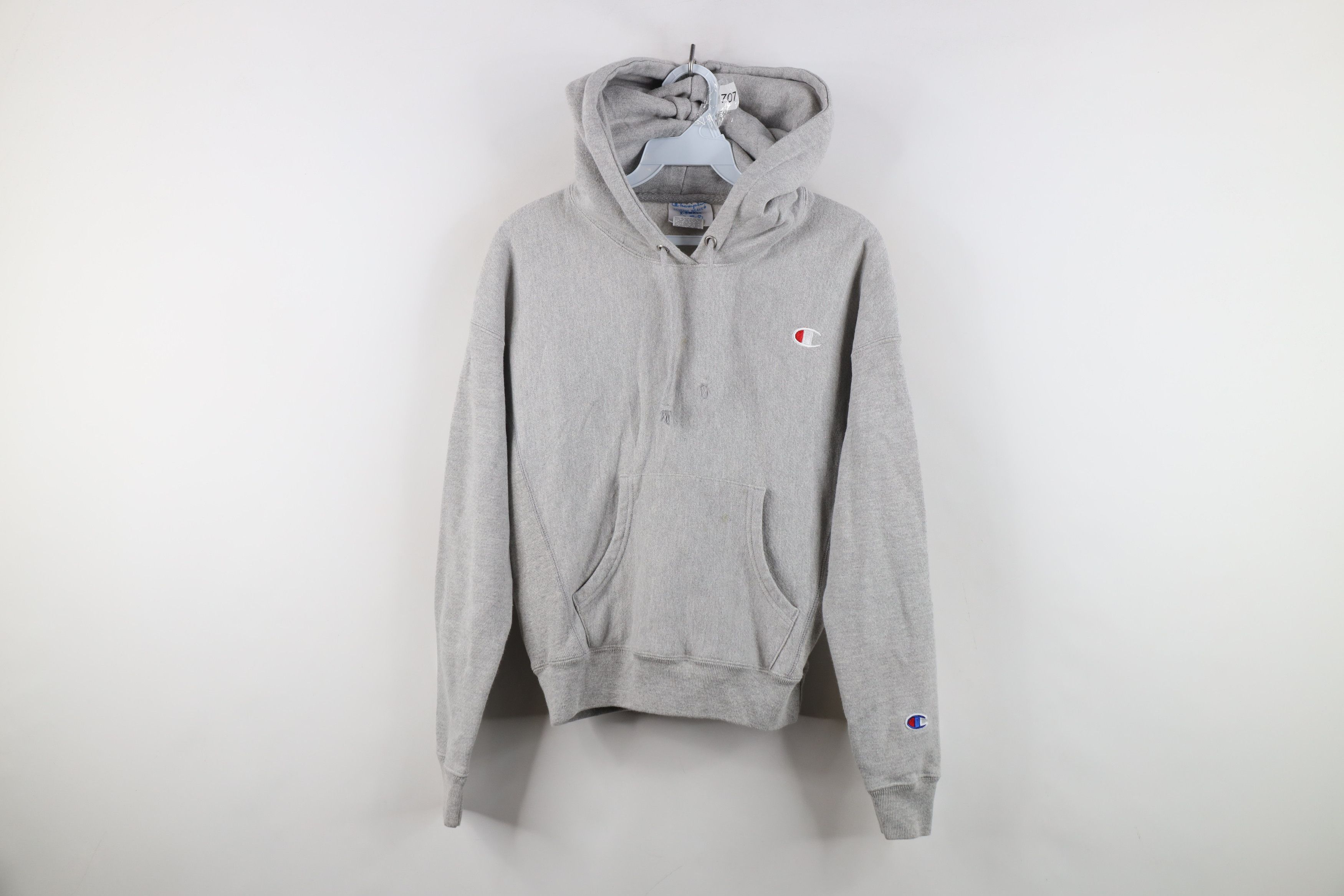 Champion Y2K Champion Reverse Weave Hoodie Sweatshirt Heather Gray Size XS / US 0-2 / IT 36-38 - 1 Thumbnail