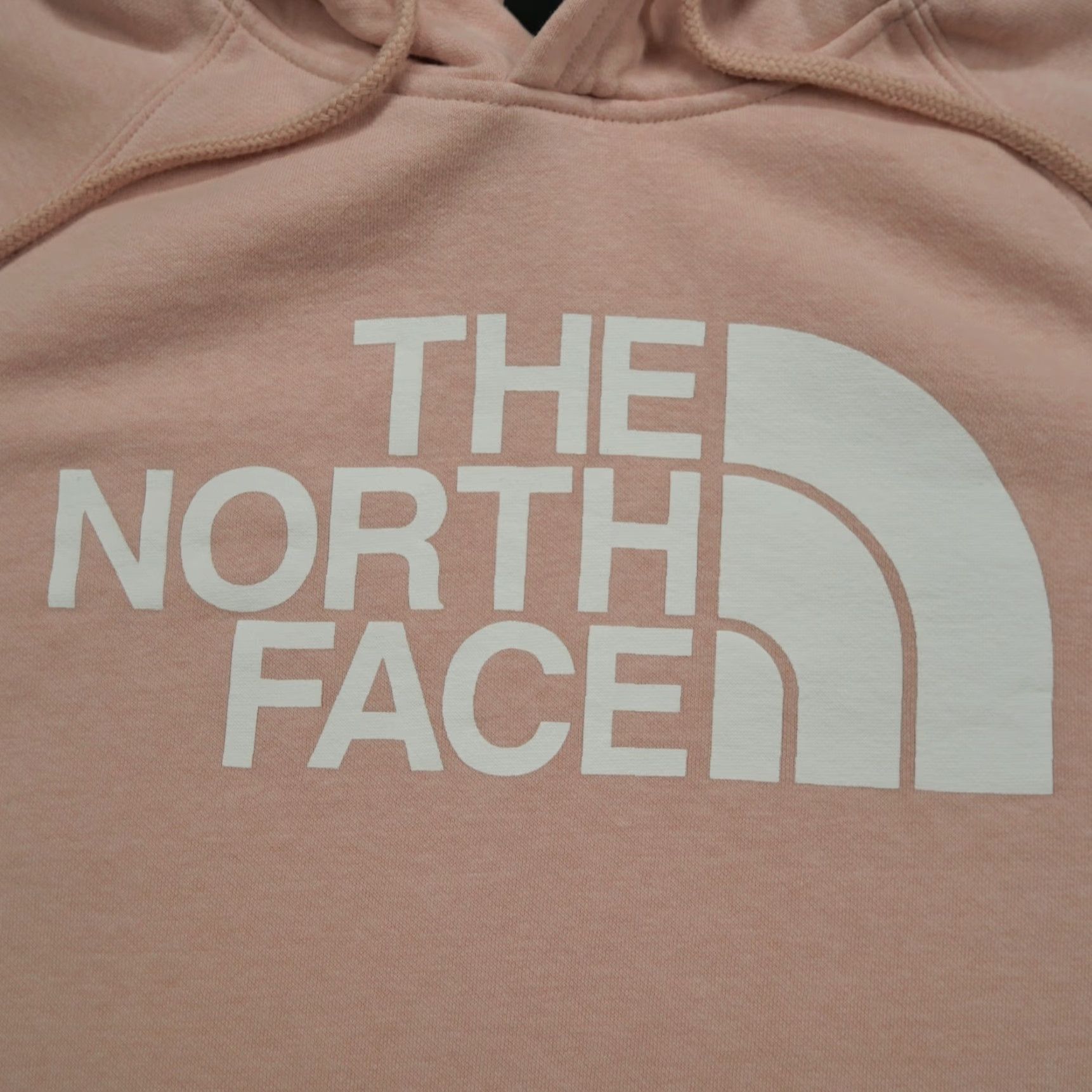 The North Face VINTAGE The North Face Hoodie Womens Large Pink Pullover Spell Out Logo Size L / US 10 / IT 46 - 2 Thumbnail