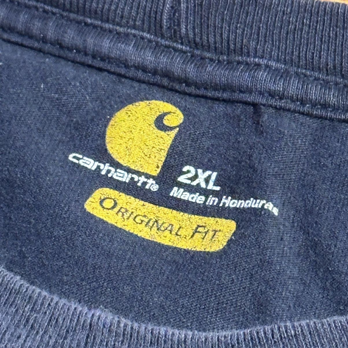 Carhartt Navy Carhartt Long Sleeve Tee Size US XXL / EU 58 / 5 - 4 Thumbnail