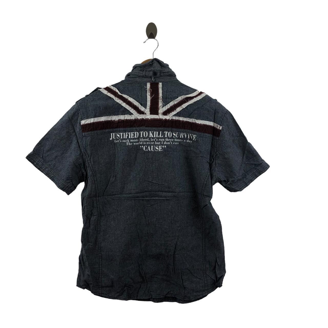Other ANARCHY UK Kill To Survive Sucker Punk Shirt Tee Button Size US L / EU 52-54 / 3 - 2 Thumbnail