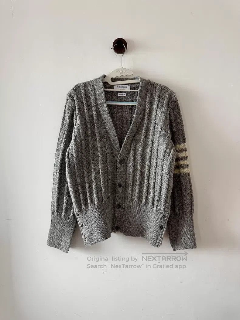Thom Browne Thom Browne Gray cardigan Size US M / EU 48-50 / 2 - 1 Thumbnail