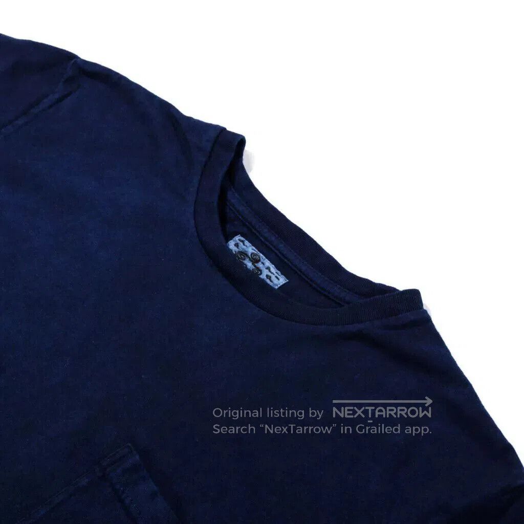 Blue Blue Japan Blue Blue Japan Indigo Handmade Short Sleeve T. Size US S / EU 44-46 / 1 - 3 Thumbnail