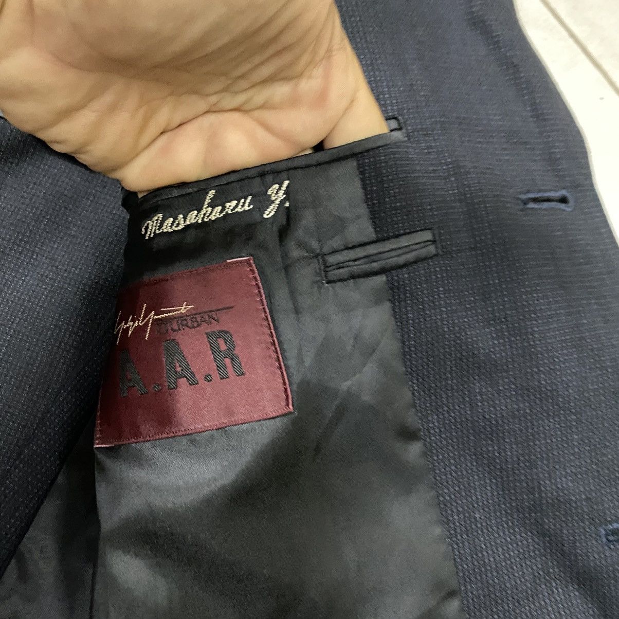 Yohji Yamamoto A.A.R. Yohji Yamamoto black blazer jacket Size US L / EU 52-54 / 3 - 8 Thumbnail