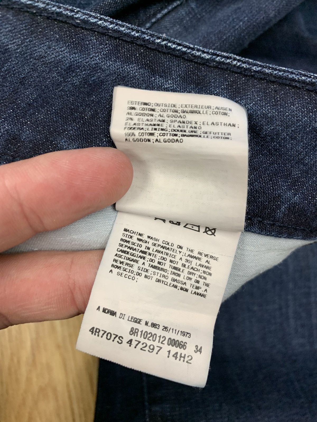 John Galliano Galliano Vintage Stretches Slim Fit Jeans Size US 31 - 5 Thumbnail