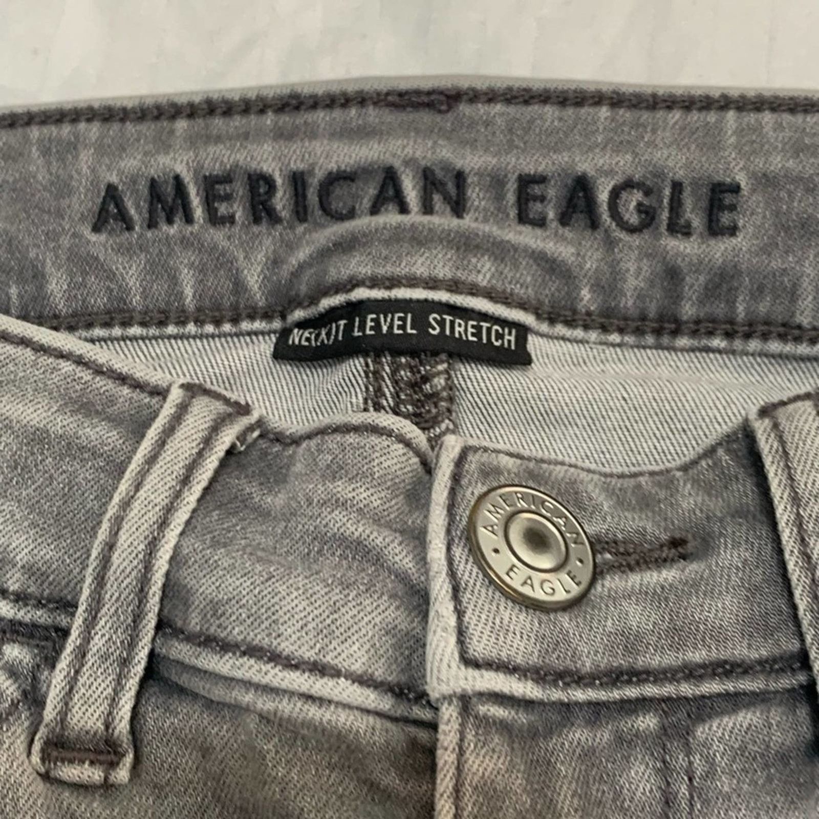 American Eagle Outfitters WOMENS AMERICAN EAGLE NEXT LEVEL STRETCH JEANS SIZE 2 NICE Size 26" / US 2 / IT 38 - 4 Thumbnail