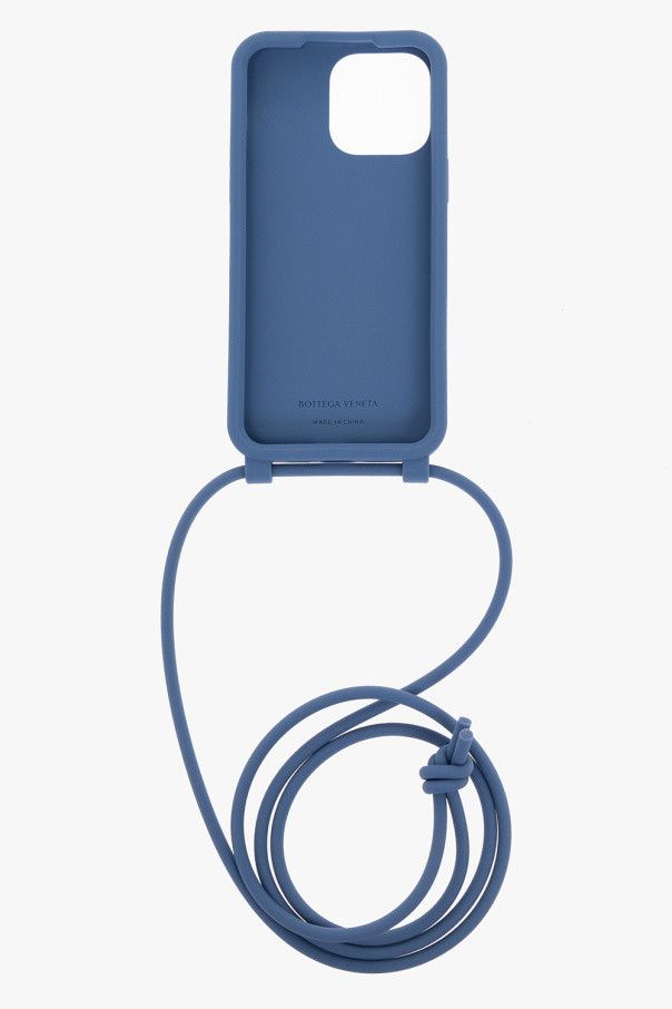 Bottega Veneta o1w1db11024 Size: OS / Iphone 14 Pro Max Case Strap in Blue Size ONE SIZE - 3 Thumbnail