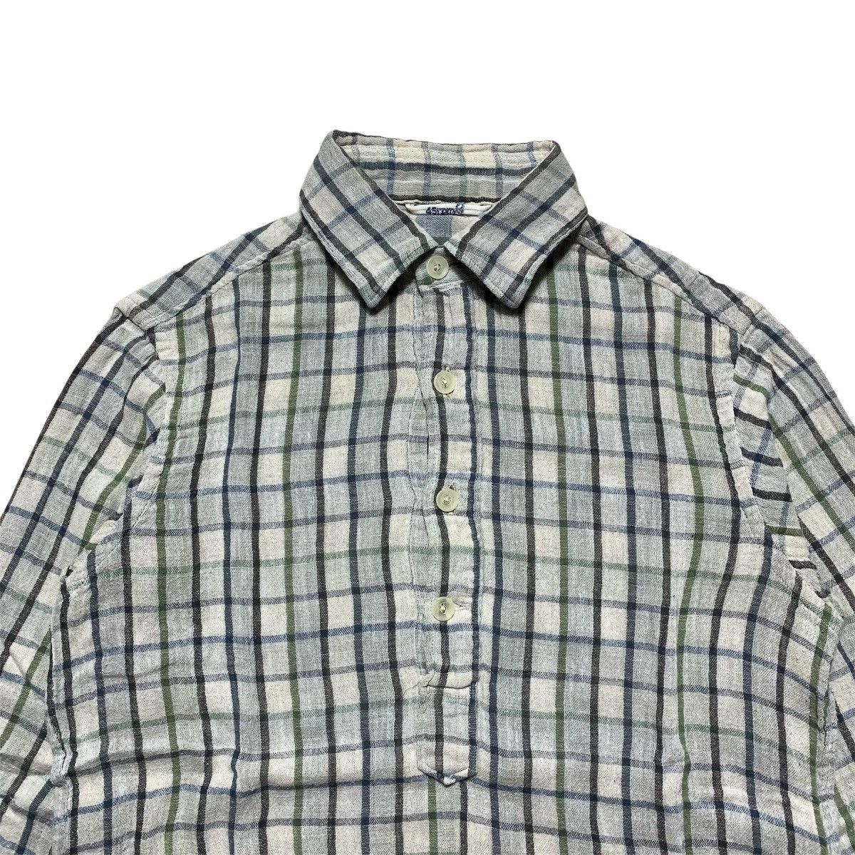 Japanese Brand 45rpm Half Button Shirt Japanese Brand Size US S / EU 44-46 / 1 - 3 Thumbnail
