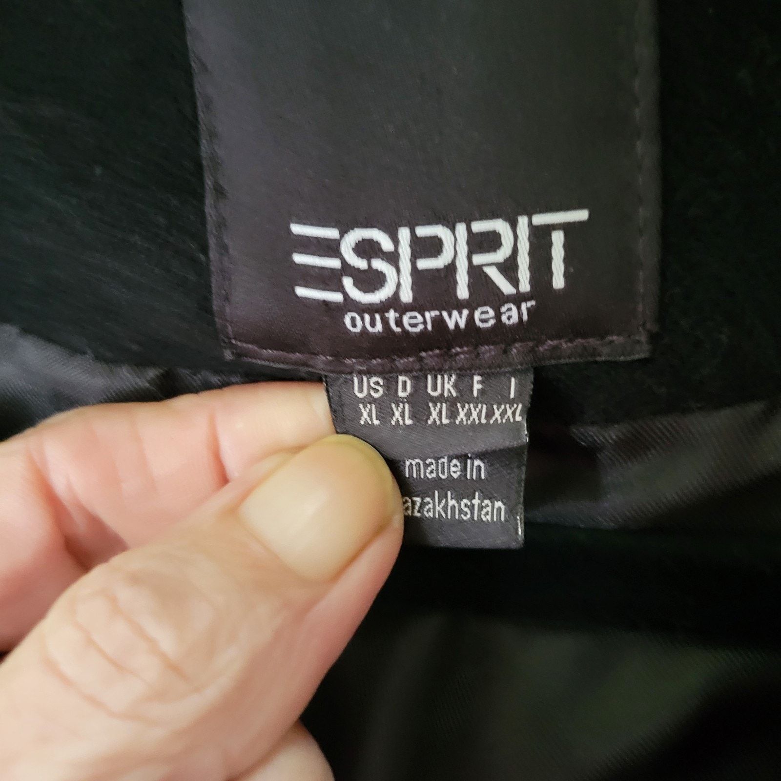 Esprit ESPRIT Womens Wool Hooded overcoat jacket sz Xl Size XL / US 12-14 / IT 48-50 - 5 Thumbnail