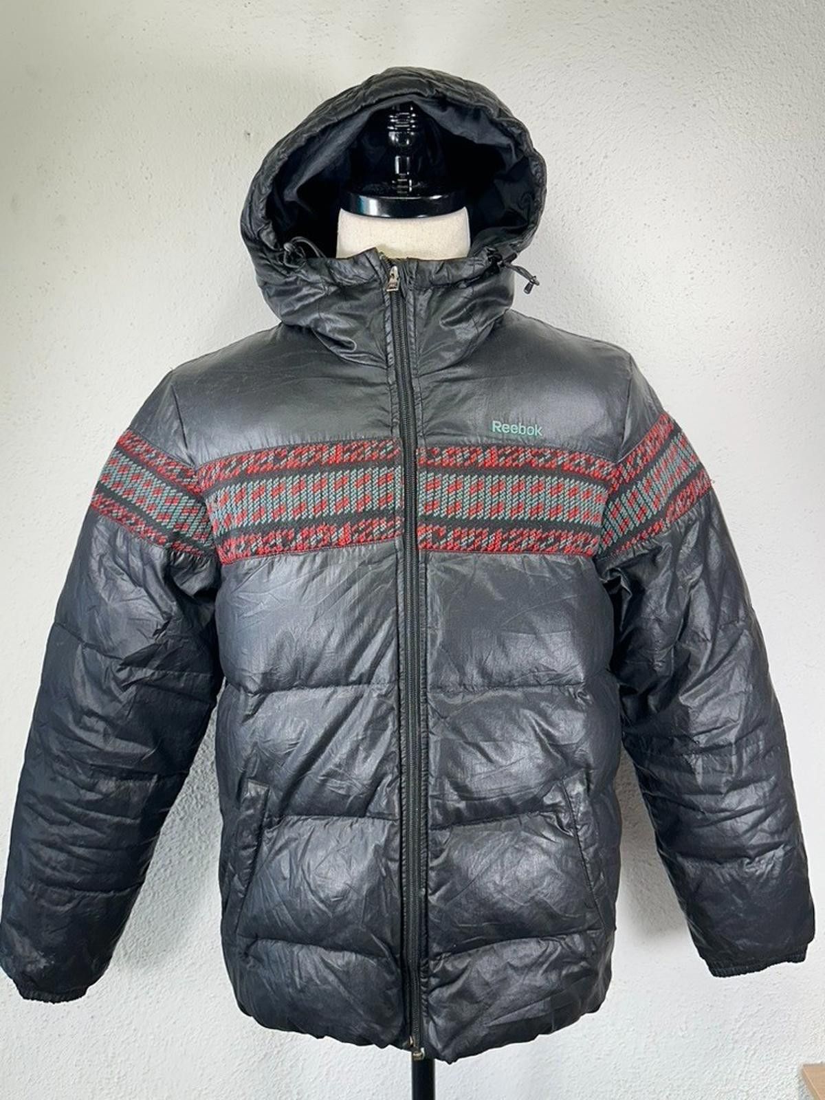 Reebok Reebok Women's Small Black Long Sleeve Puffer Jacket Size S / US 4 / IT 40 - 1 Thumbnail