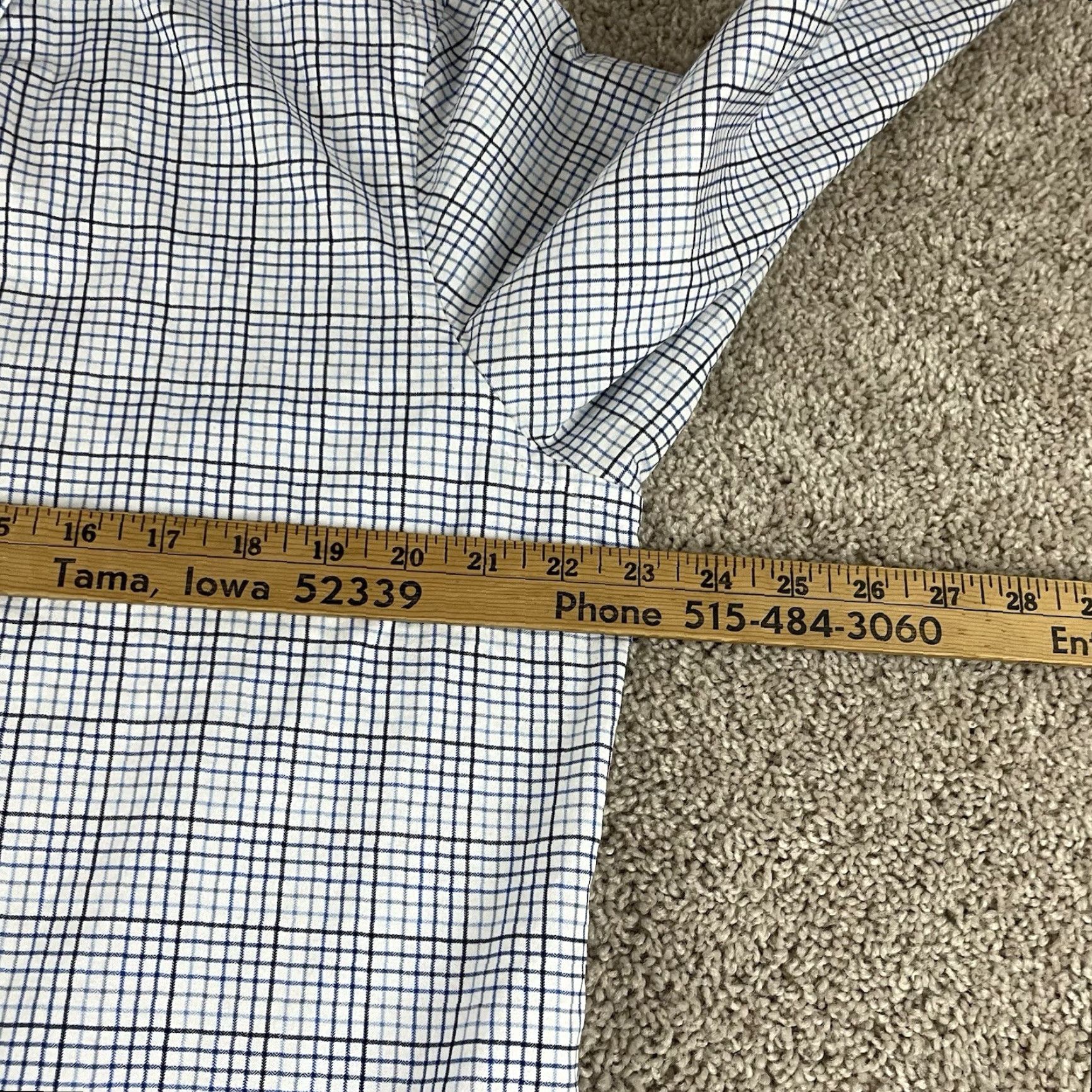 BUGATCHI VINTAGE Bugatchi Shirt Men XL 8 Way Stretch Blue Check Business Casual Button Up F235 Size US XL / EU 56 / 4 - 5 Thumbnail