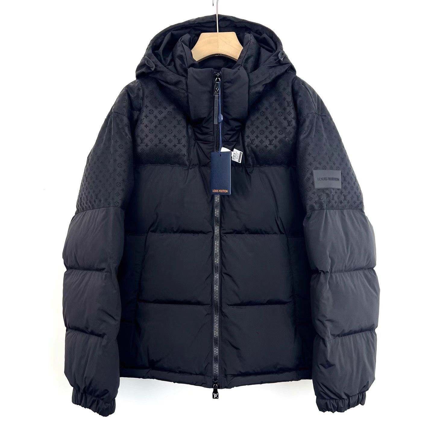 Louis Vuitton Black Hooded Puffer Jacket Size US S / EU 44-46 / 1 - 1 Thumbnail