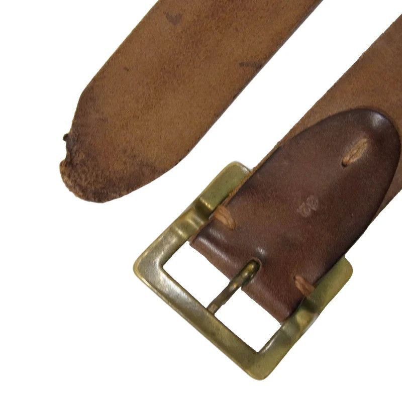 Visvim NO TARIFFS! VISVIM PLAIN VEGGIE SUEDE LEATHER BELT Size 32 - 3 Thumbnail