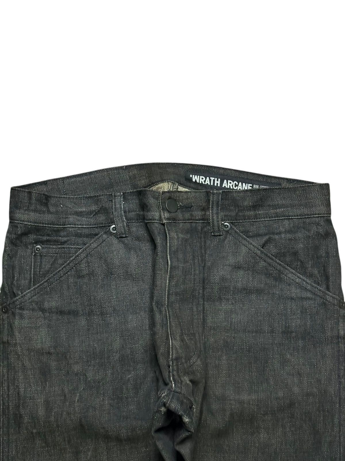 Other Vintage Japanese Brand Faded Wash Distressed Slim Jeans Size US 31 - 4 Thumbnail