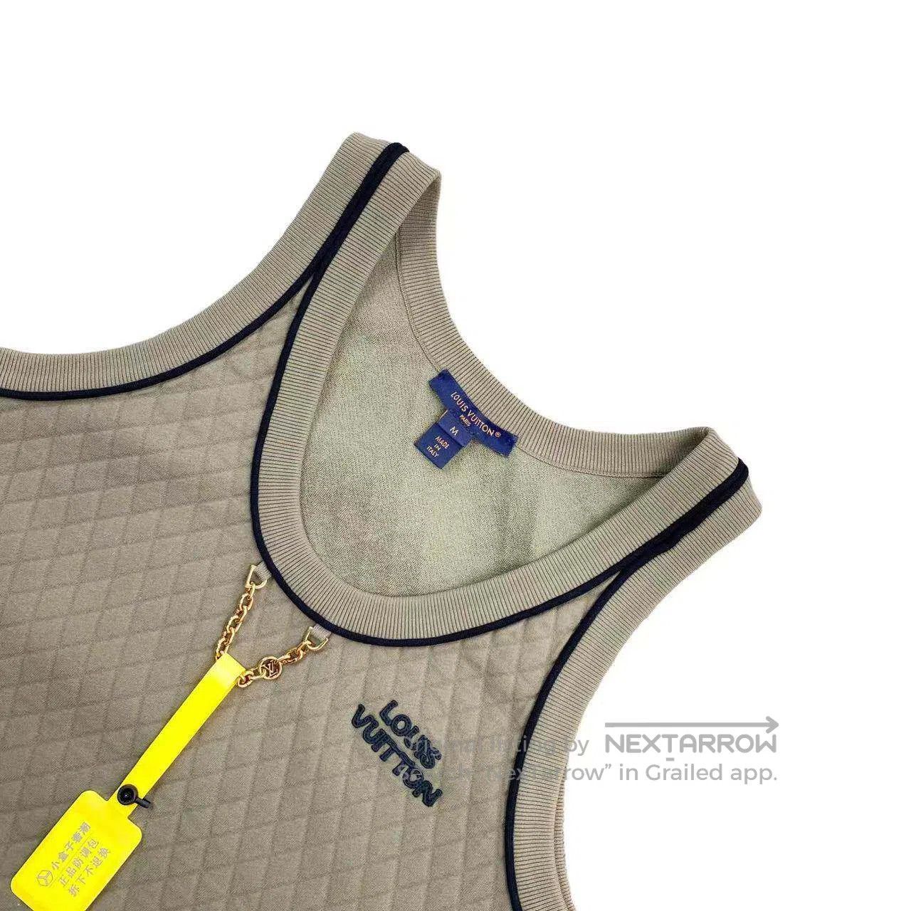Louis Vuitton Louis Vuitton 24SS letter logo chain embellished sleeveles Size M / US 6-8 / IT 42-44 - 3 Thumbnail