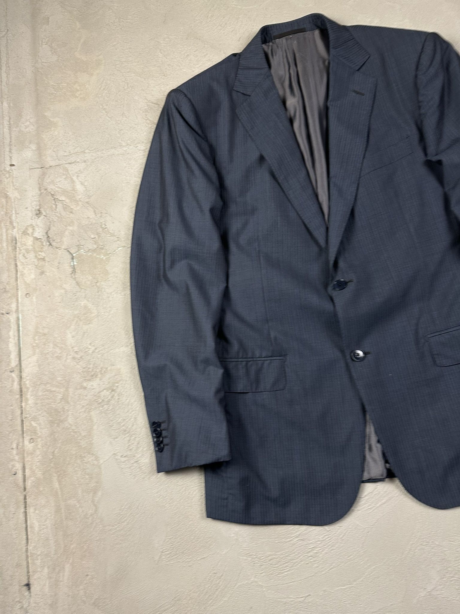 Ermenegildo Zegna Ermenegildo Zegna Wool Luxury Blazer Size 52R - 2 Thumbnail