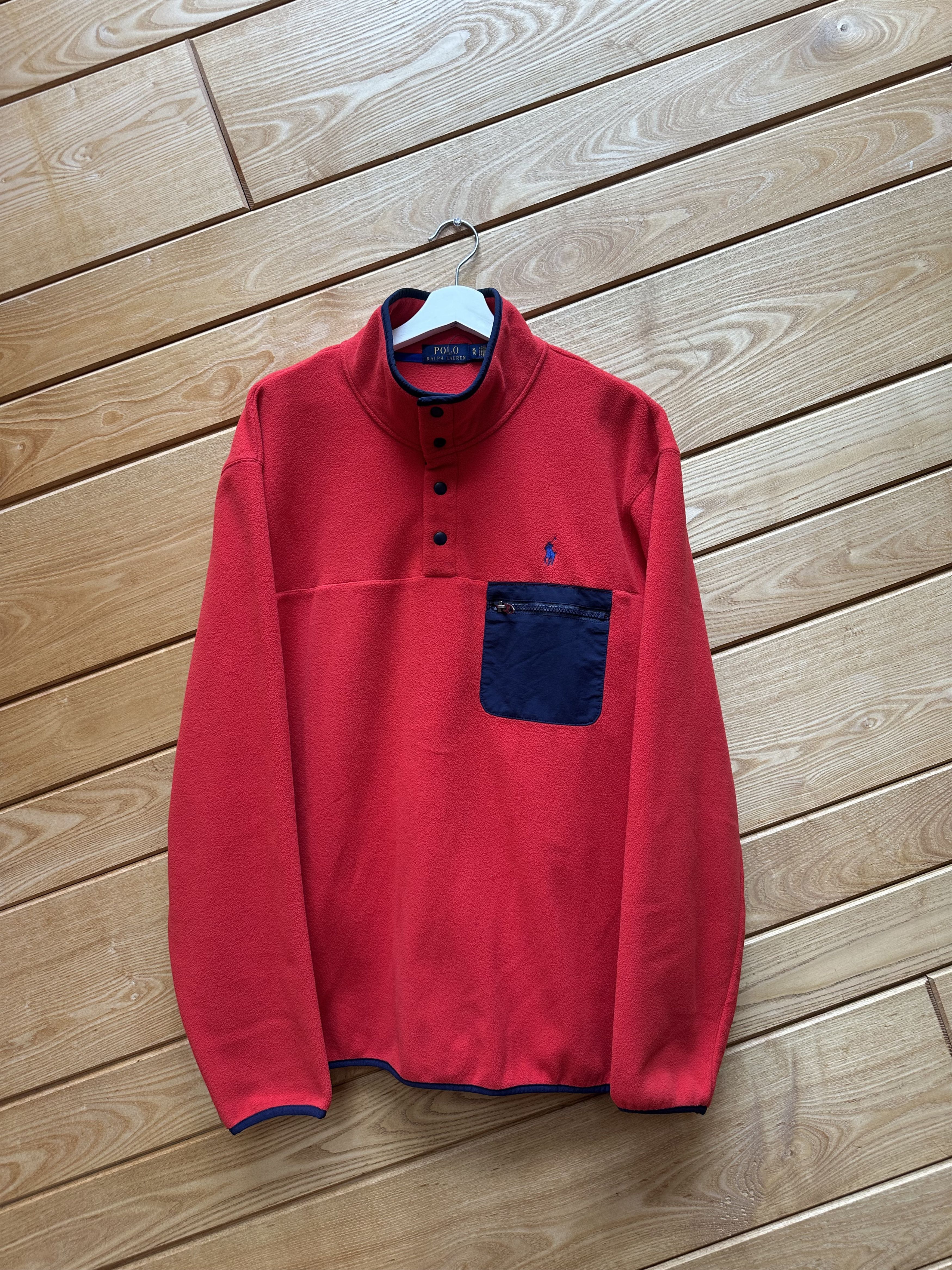 Polo Ralph Lauren Men’s Casual 1/3 Zip Sweater Fleece Polo Ralph Lauren Size US XL / EU 56 / 4 - 2 Thumbnail