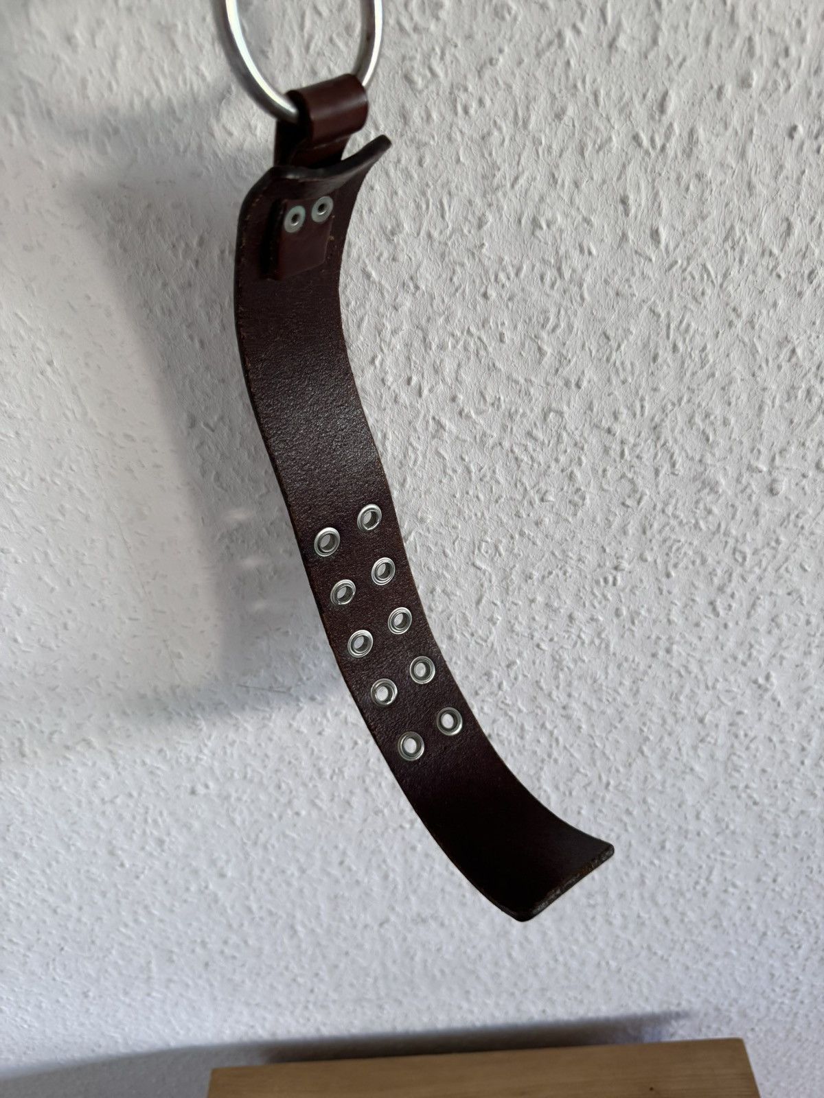 Dsquared2 Ring Link Harness Leather Belt Brown Size ONE SIZE - 9 Thumbnail