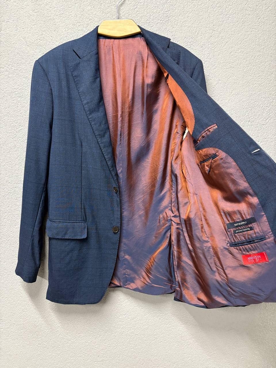 Suitsupply Suitsupply mens 130 super wool suit size 42 / Large Size 42R - 7 Thumbnail