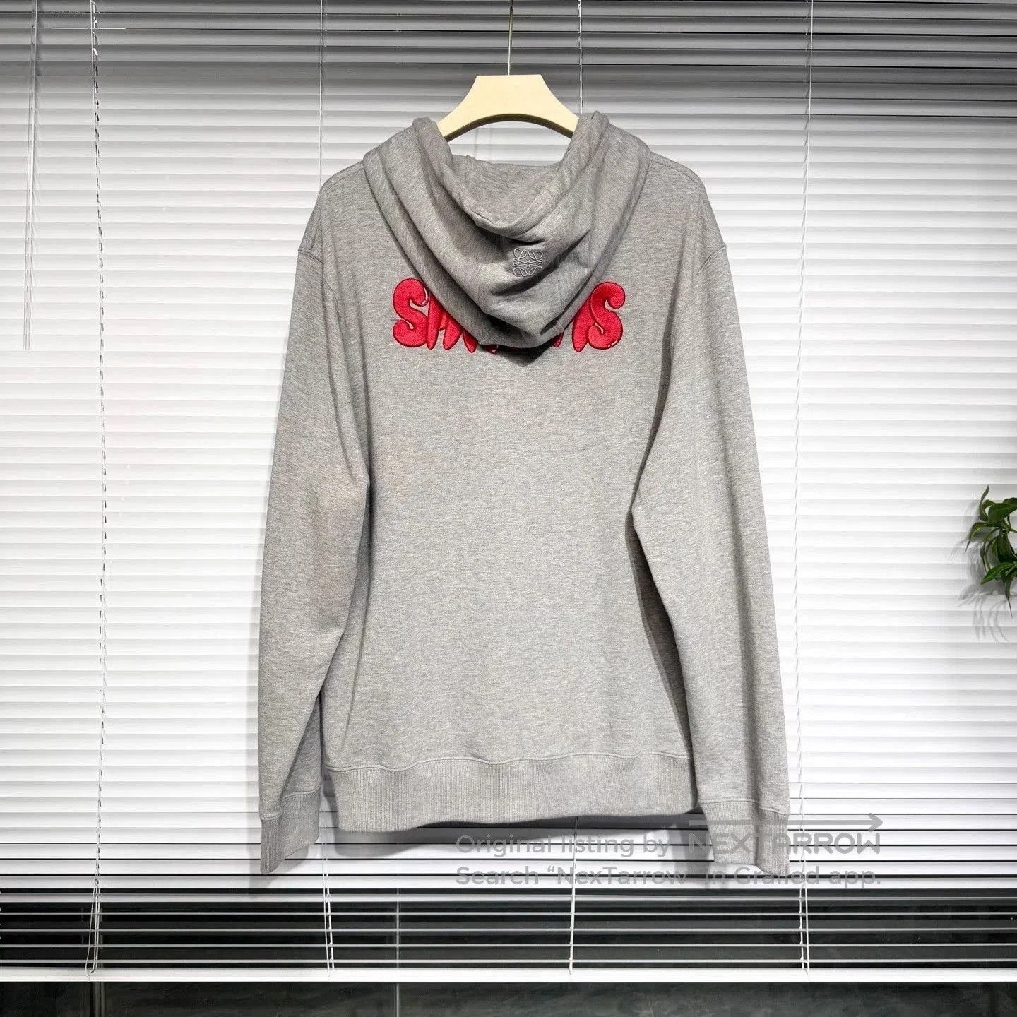Loewe Gray 'MUSHROOM' Graphic Hooded Sweatshirt M. Size US M / EU 48-50 / 2 - 1 Thumbnail