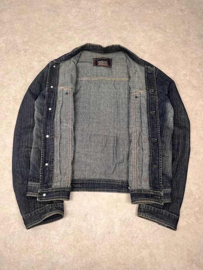 Marithe + Francois Girbaud 2000s Marithé + François Girbaud Blue Faded Denim Jacket Size US M / EU 48-50 / 2 - 8 Thumbnail