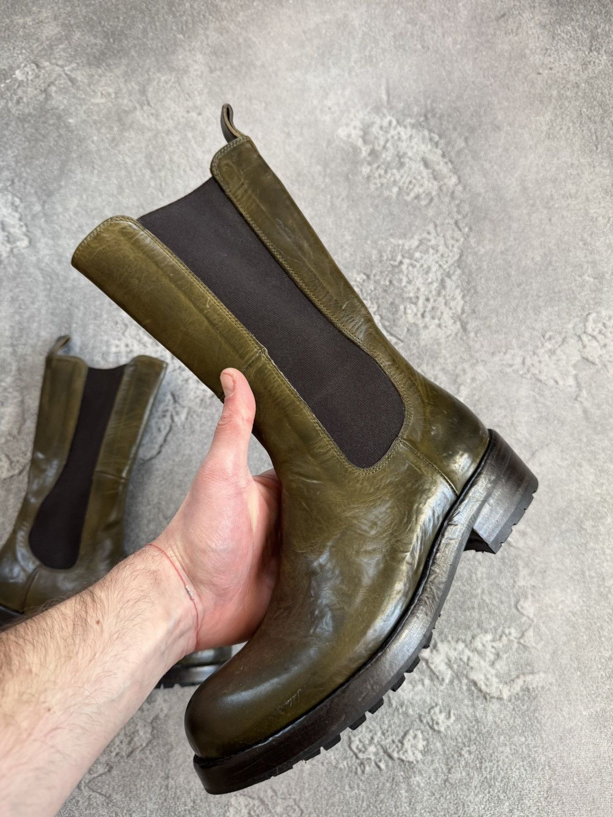 Other La Bottega Di Lisa 37size leather chelsea boots ankle shoes Size US 7 / IT 37 - 9 Thumbnail