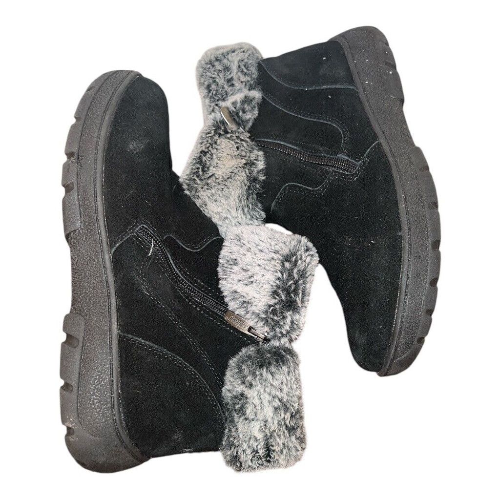Other Khombu Women's Size 10 B Jessica Winter Boots BLK Suede Size US 10 / IT 40 - 6 Thumbnail