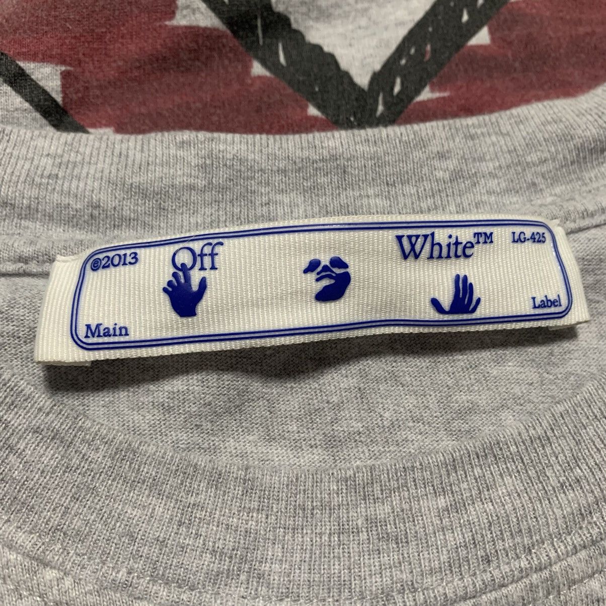 Off-White Off White Small Marker Arrows Grey Tee Virgil Abloh Size US S / EU 44-46 / 1 - 6 Thumbnail
