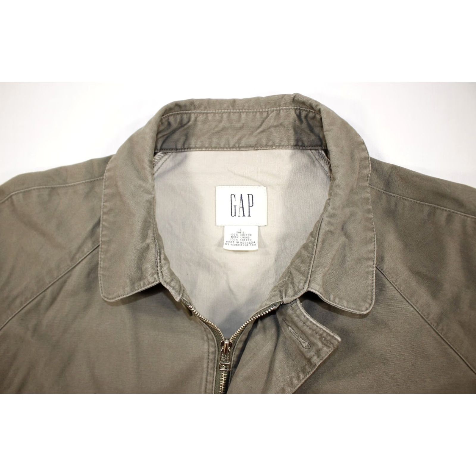 Gap VINTAGE GAP Canvas Barn Chore Coat Oversized Green/Gray Men's L Coat Size US L / EU 52-54 / 3 - 5 Thumbnail