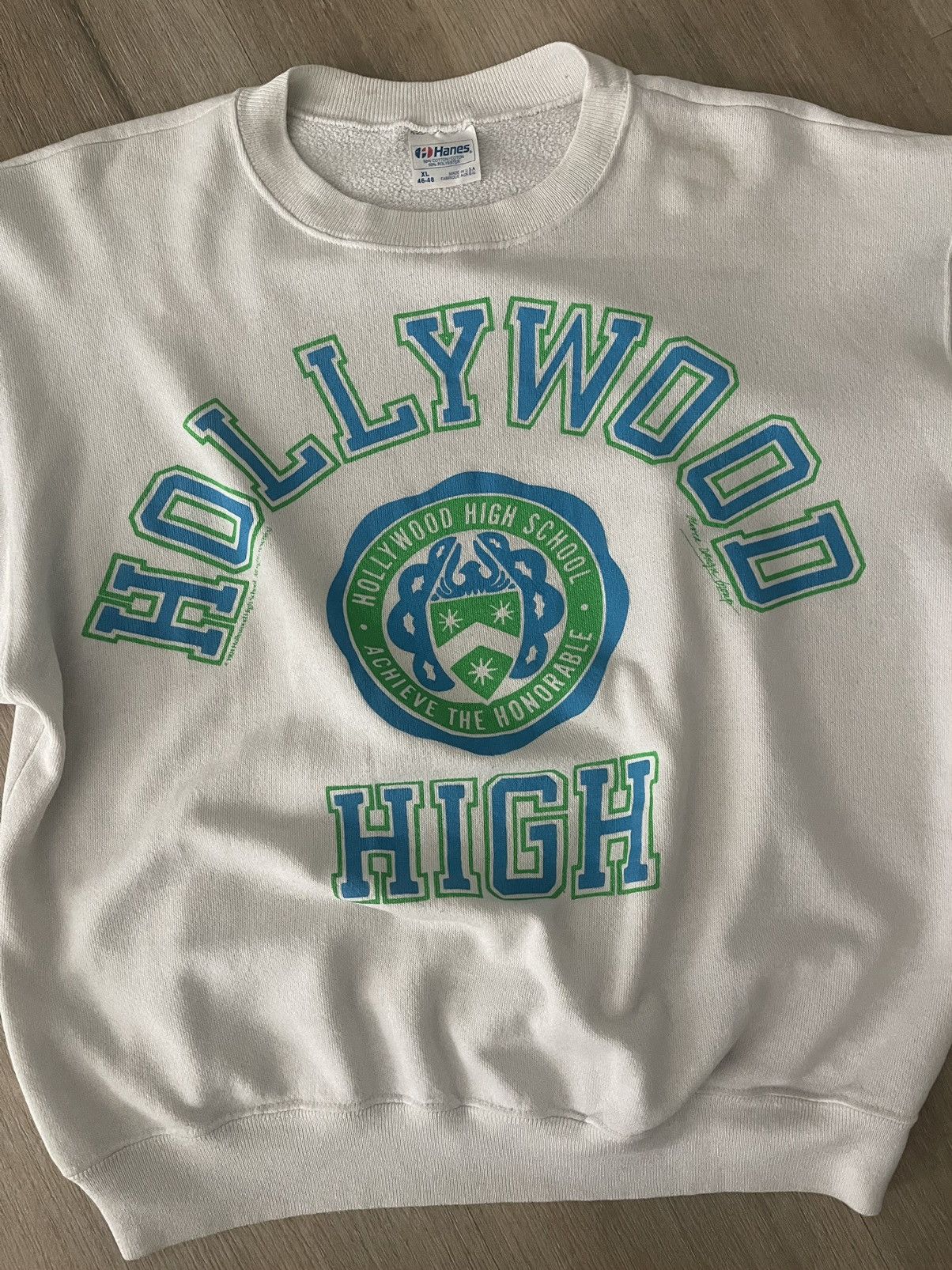 Hanes × Vintage Vintage Hollywood High Crewneck Size US XL / EU 56 / 4 - 1 Thumbnail