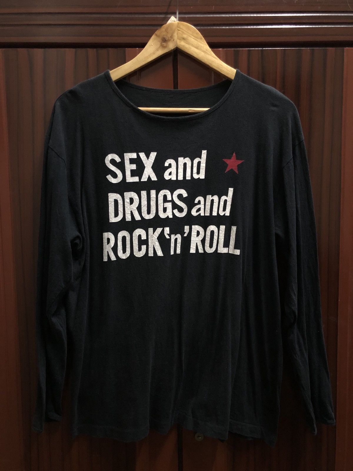 Vintage SEX and DRUGS and ROCK n ROLL Uk Shirts
