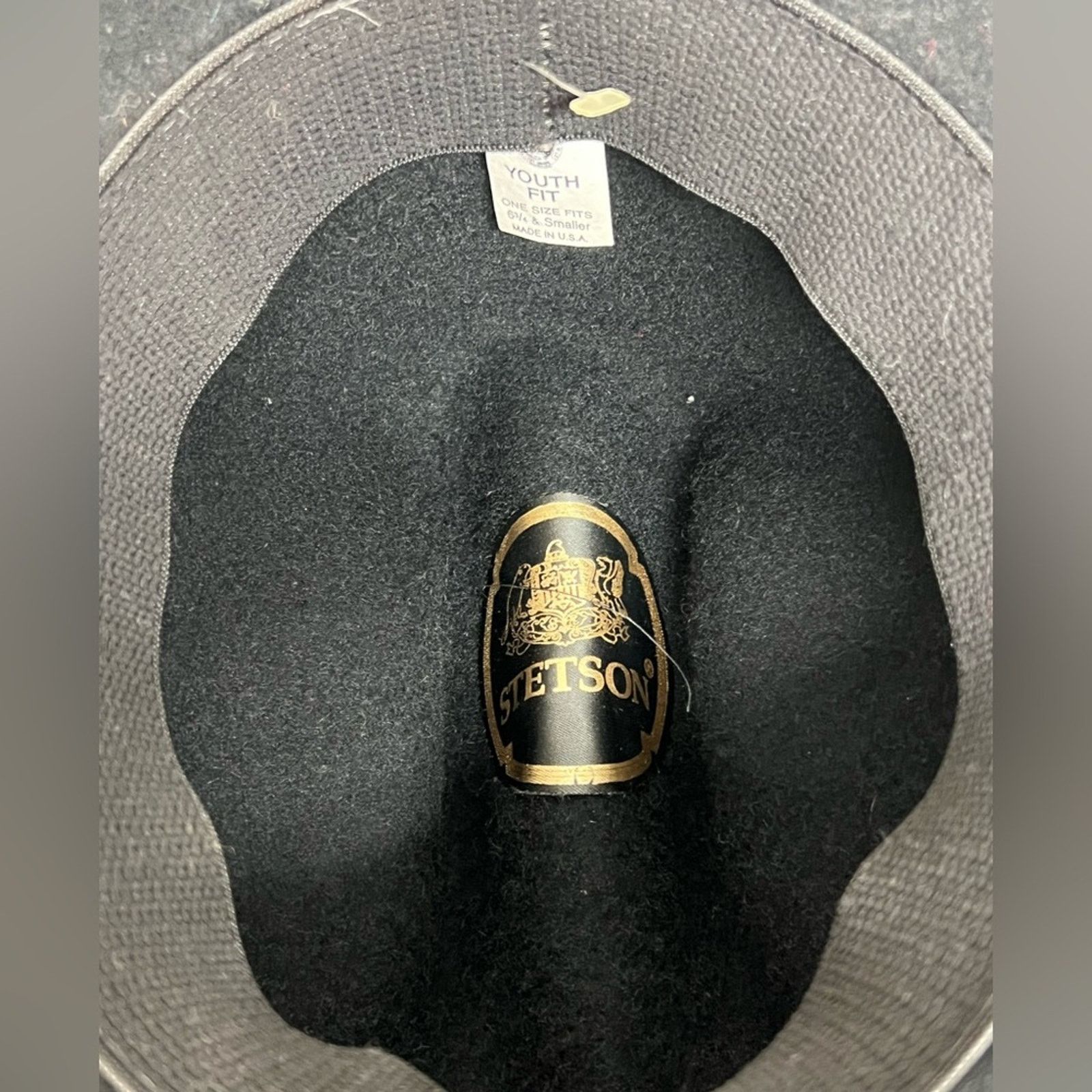 Stetson Stetson Youth Giddy Up Black Felt Cowboy Hat SWGIDY-234007 Size ONE SIZE - 7 Thumbnail