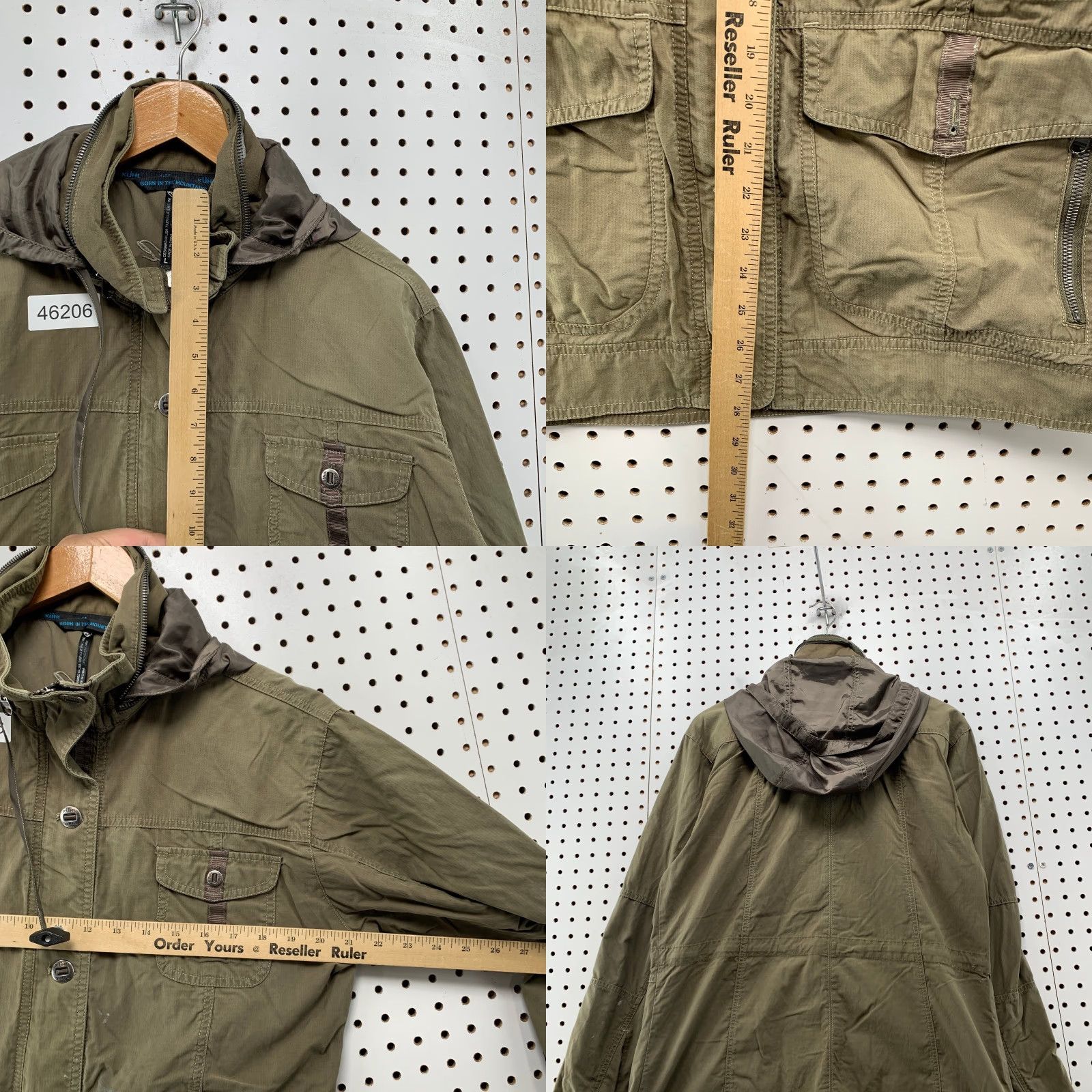 Vintage Kuhl Rekon Utility Hiking Jacket Womens Large Green Lightweight Outdoor Hooded Size L / US 10 / IT 46 - 8 Thumbnail