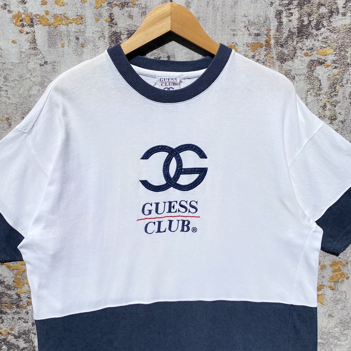 Guess × Vintage Vintage Guess Club Shirt Embroidery Spellout Guess Club Size US L / EU 52-54 / 3 - 6 Thumbnail