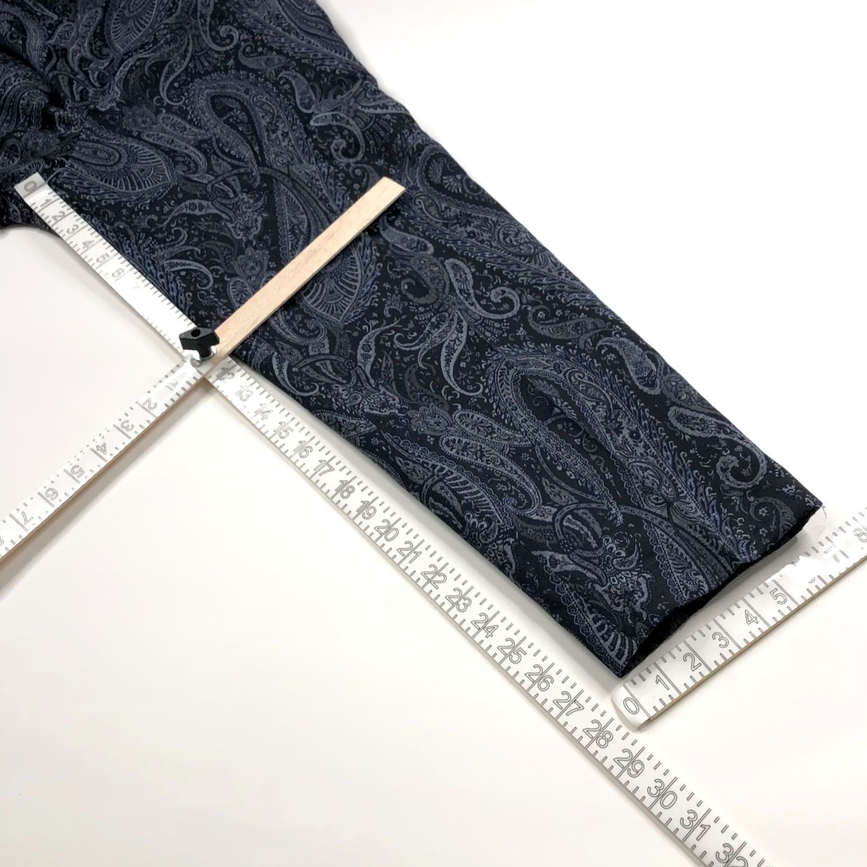 Talbots Talbots Paisley 16 Pants Regular Blue High Rise Pull On Trouser 34W 27L Women Oscar? Size 38" / US 16 / IT 52 - 3 Thumbnail