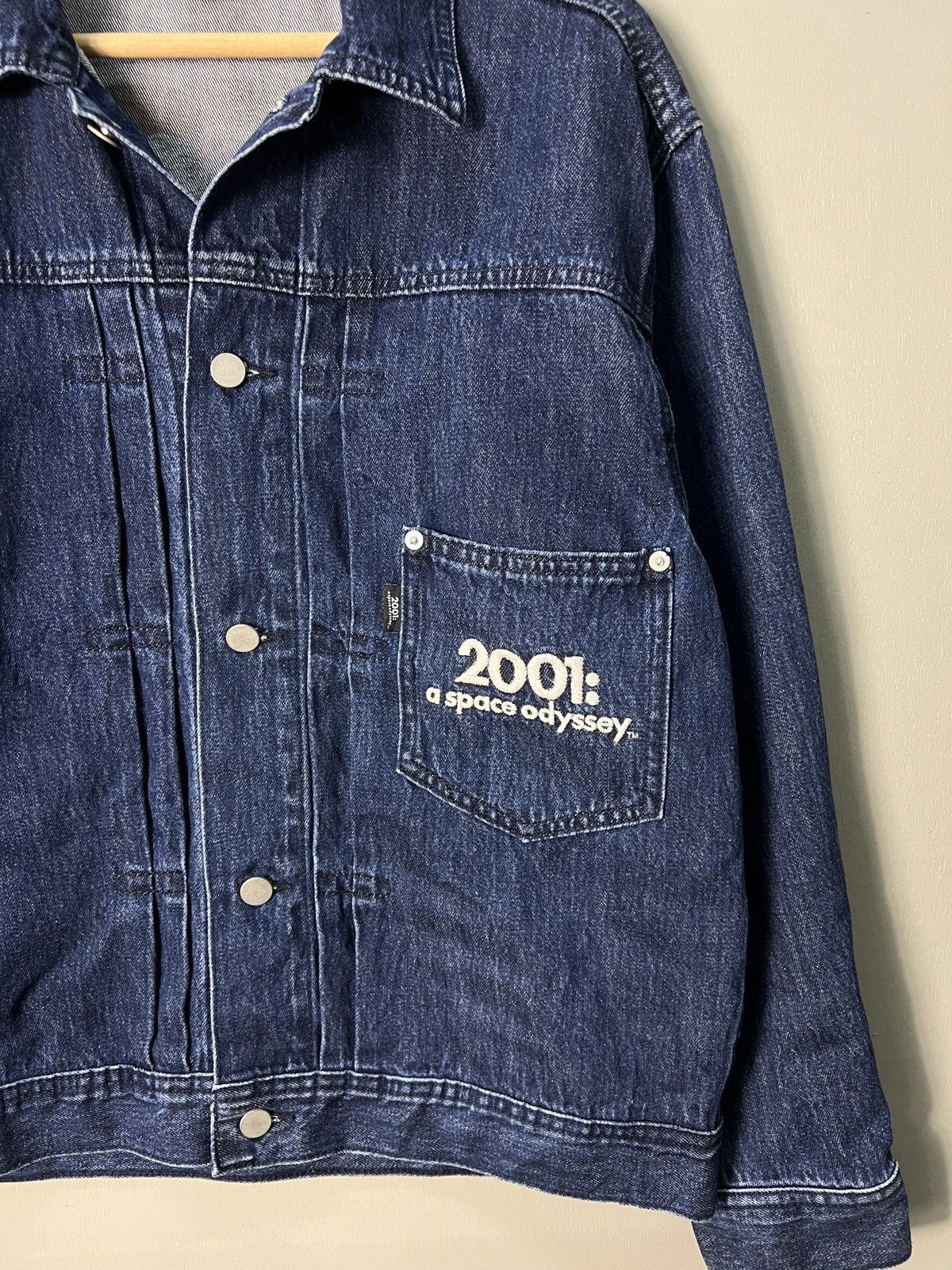 Japanese Brand Stanley Kubrick A Space Odyssey Type 1 Blue Denim Jacket Size US M / EU 48-50 / 2 - 4 Thumbnail