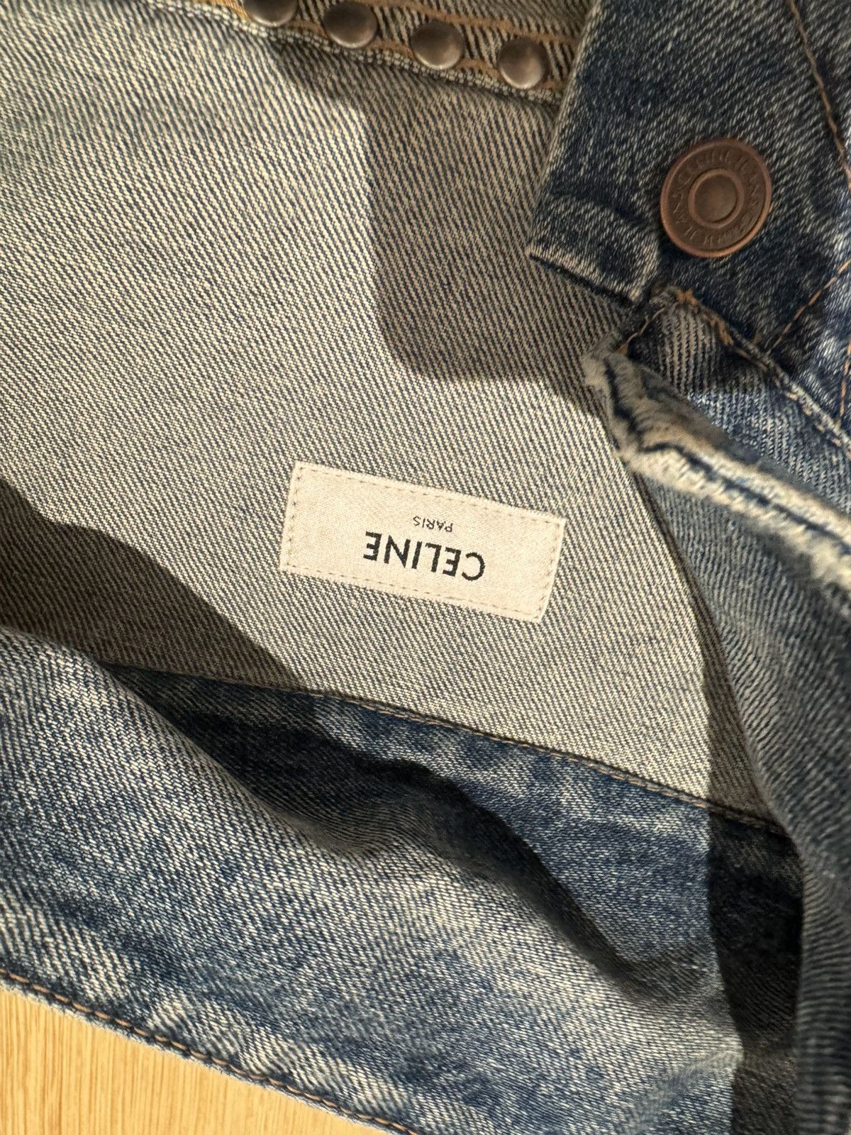 Celine Stud strange denim vest Size US L / EU 52-54 / 3 - 3 Thumbnail