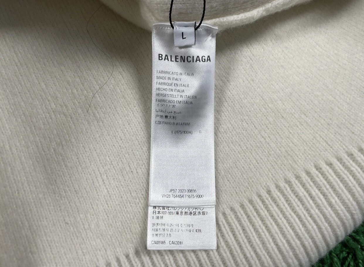 Balenciaga Balenciaga's new sleeve logo cashmere sweater2412-Nextarrow Size US L / EU 52-54 / 3 - 4 Thumbnail