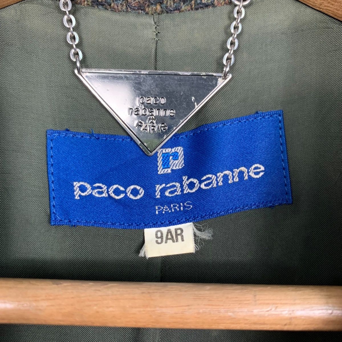 Paco Rabanne 90’s PACO RABANNE Wool Belted Double Breast Coat #2856-C129 Size M / US 6-8 / IT 42-44 - 13 Thumbnail