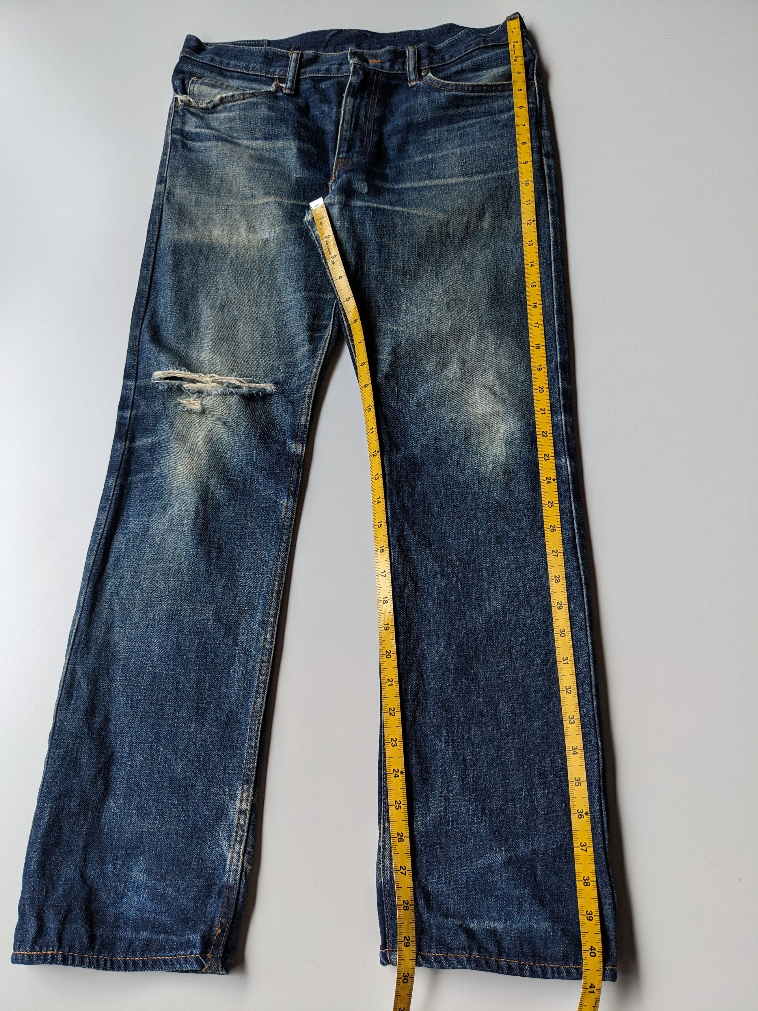 If Six Was Nine × Japanese Brand × Jean Stabilizer distressed faded jeans Size US 34 / EU 50 - 9 Thumbnail