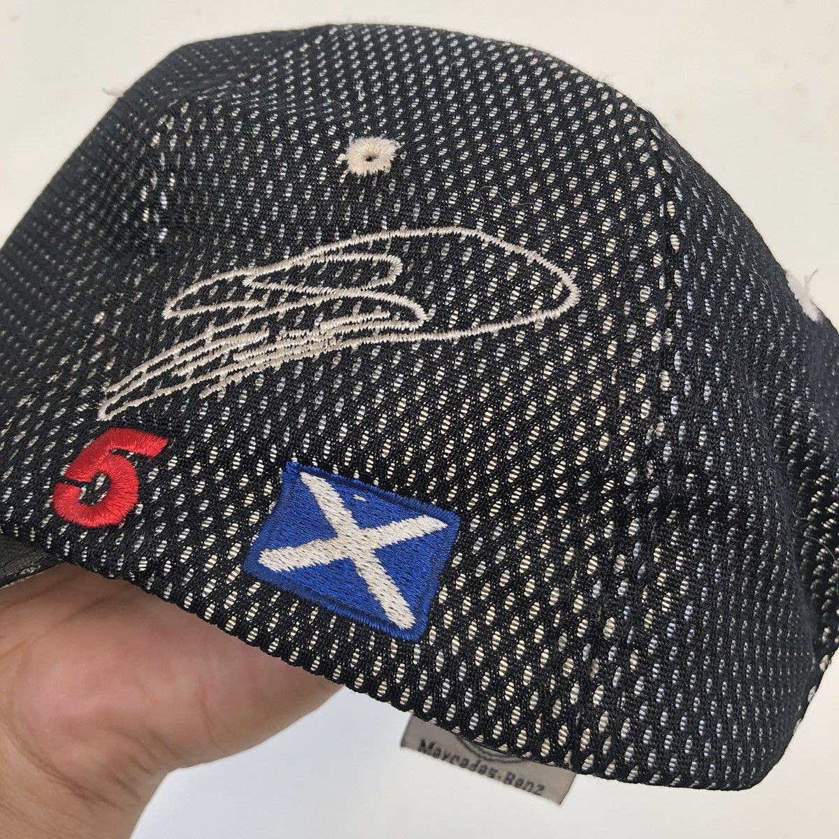 If Six Was Nine × Le Grande Bleu (L.G.B.) × Mercedes-Benz Distressed Rare Mercedez benz x Word Championship 2005 CAP Size ONE SIZE - 6 Thumbnail