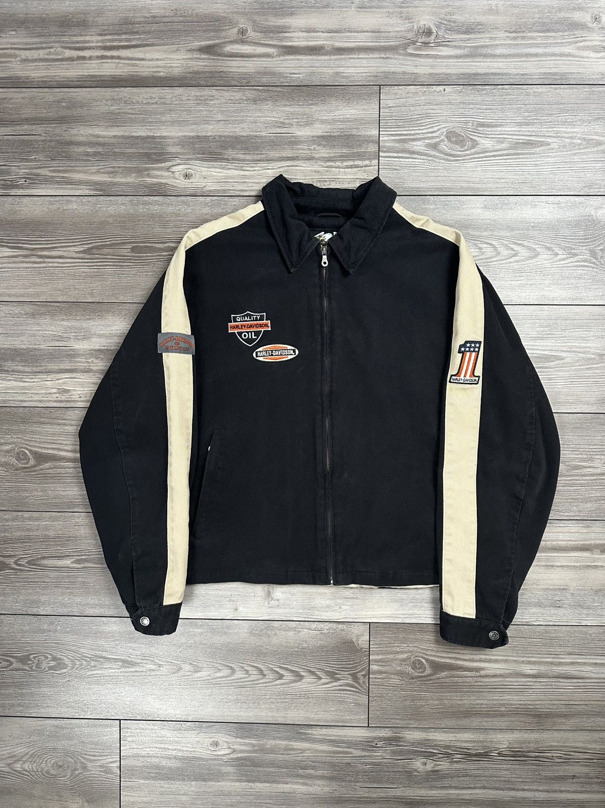Harley Davidson × Vintage Vintage Y2K Harley Davidson Jacket Size US XL / EU 56 / 4 - 1 Thumbnail