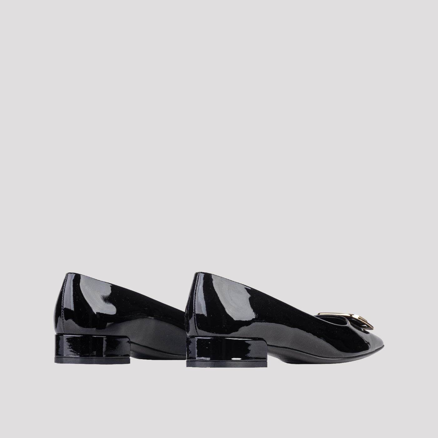 Salvatore Ferragamo o1y0426 Ballet Flats in Black Size US 5.5 / IT 35.5 - 3 Thumbnail