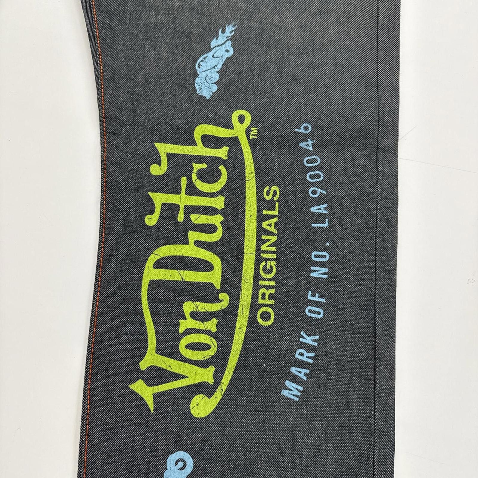 Von Dutch Von Dutch Originals Patchwork Jeans Scotty Blue Size 36x34 Size US 36 / EU 52 - 4 Thumbnail