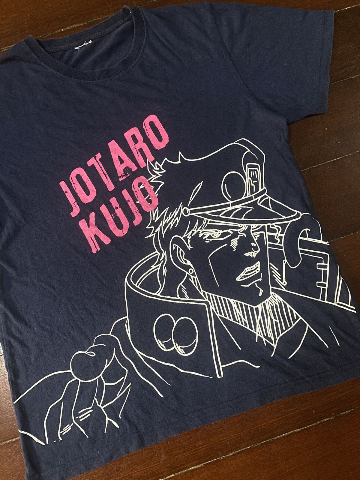 Anime Rare Jotaro Kujo JoJo's Bizarre Adventure Manga anime tee Size US M / EU 48-50 / 2 - 5 Thumbnail