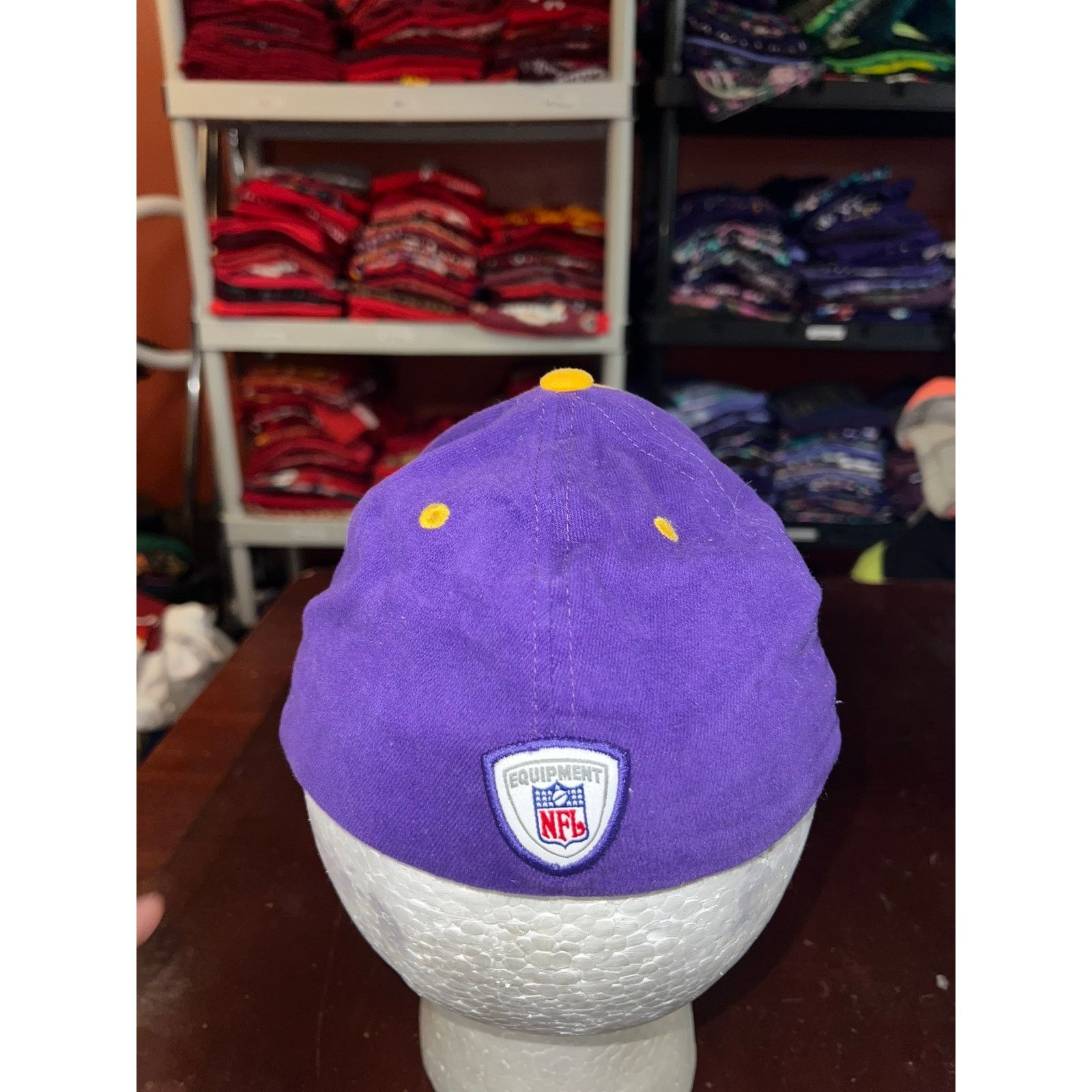 Reebok Vintage Minnesota Vikings Hat Reebok Purple NFL Football Size ONE SIZE - 4 Thumbnail