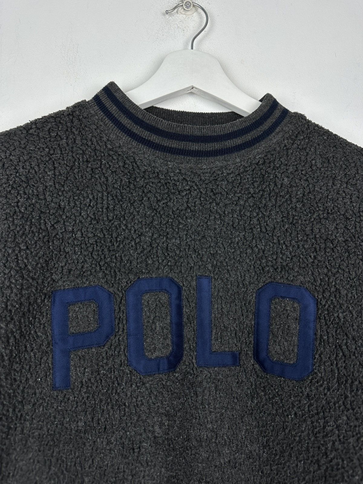 Polo Ralph Lauren 90s Polo Ralph Lauren Teddy Fleece Polar Sweatshirt Crewneck Size US M / EU 48-50 / 2 - 3 Thumbnail