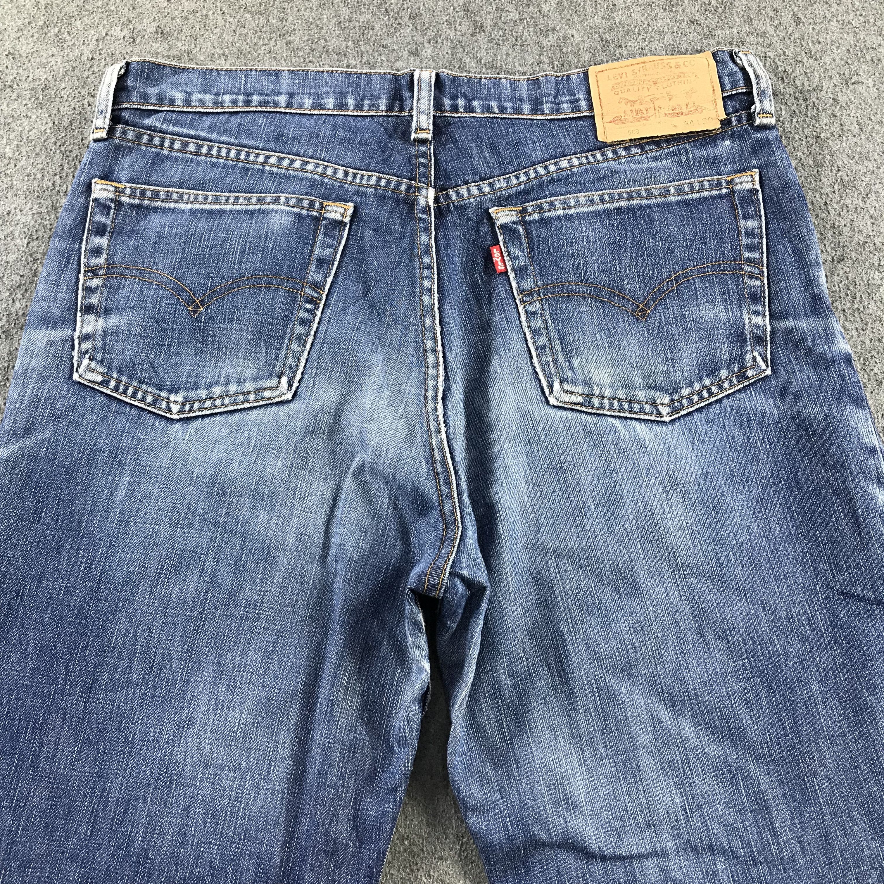 Levi's Vintage Levis 508 Jeans Medium Wash Denim KJ3433 Size US 34 / EU 50 - 4 Thumbnail