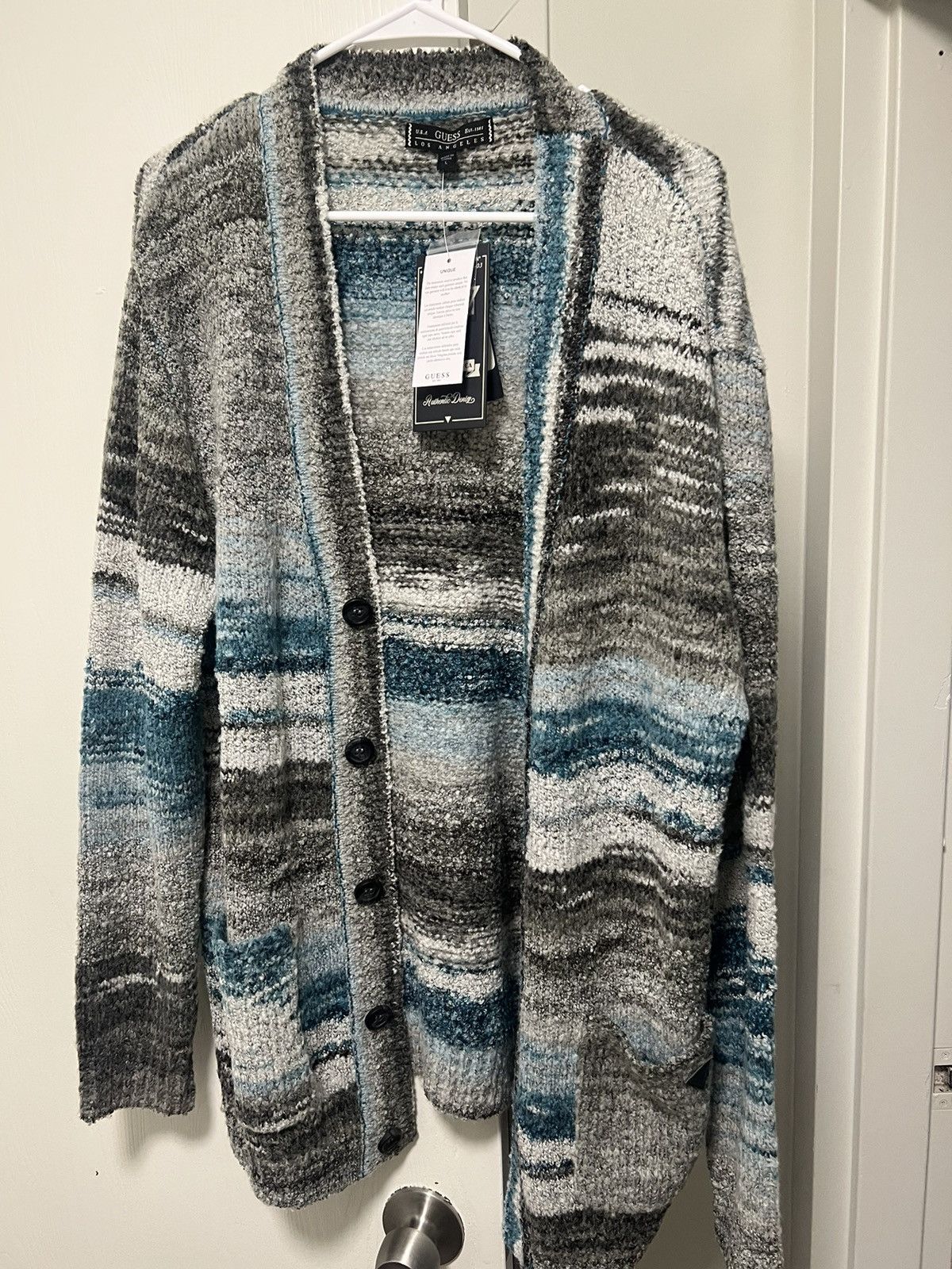 Guess Guess Cardigan Knitted Size US L / EU 52-54 / 3 - 2 Thumbnail