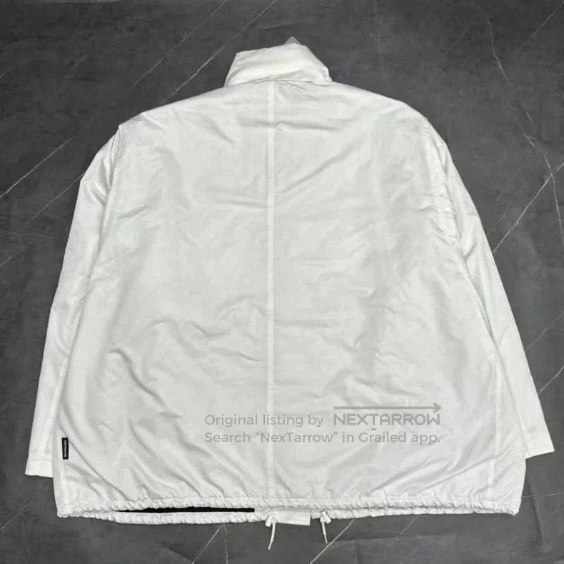 Balenciaga Balenciaga White Embroidered Logo Jacket. Size US L / EU 52-54 / 3 - 2 Thumbnail